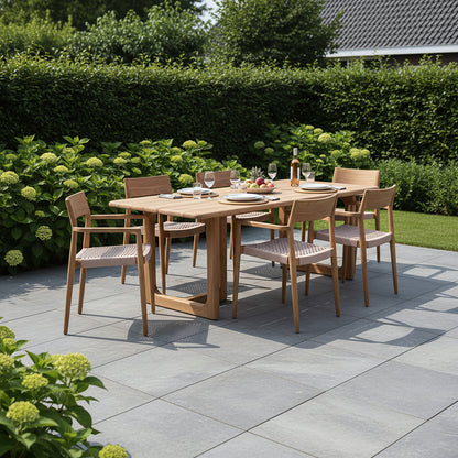 Primavera Teakhouten Tuintafel - 240cm Raw Materials
