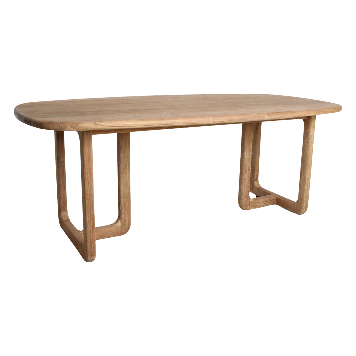 Invierno Eettafel Gerecycled Teakhout 200cm Raw Materials