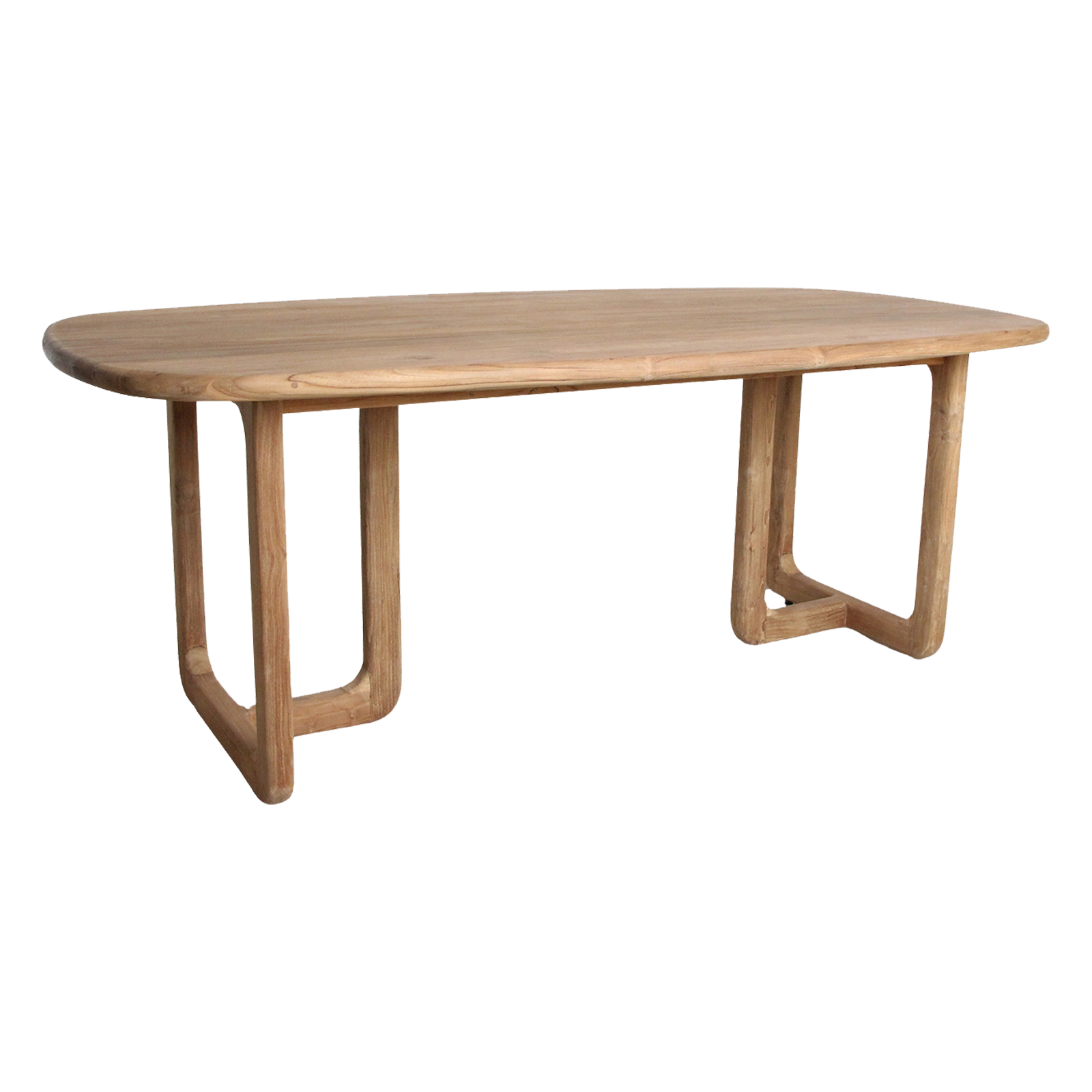 Invierno Eettafel Gerecycled Teakhout 200cm Raw Materials