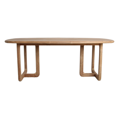 Invierno Eettafel Gerecycled Teakhout 200cm Raw Materials