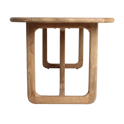 Invierno Eettafel Gerecycled Teakhout 200cm Raw Materials