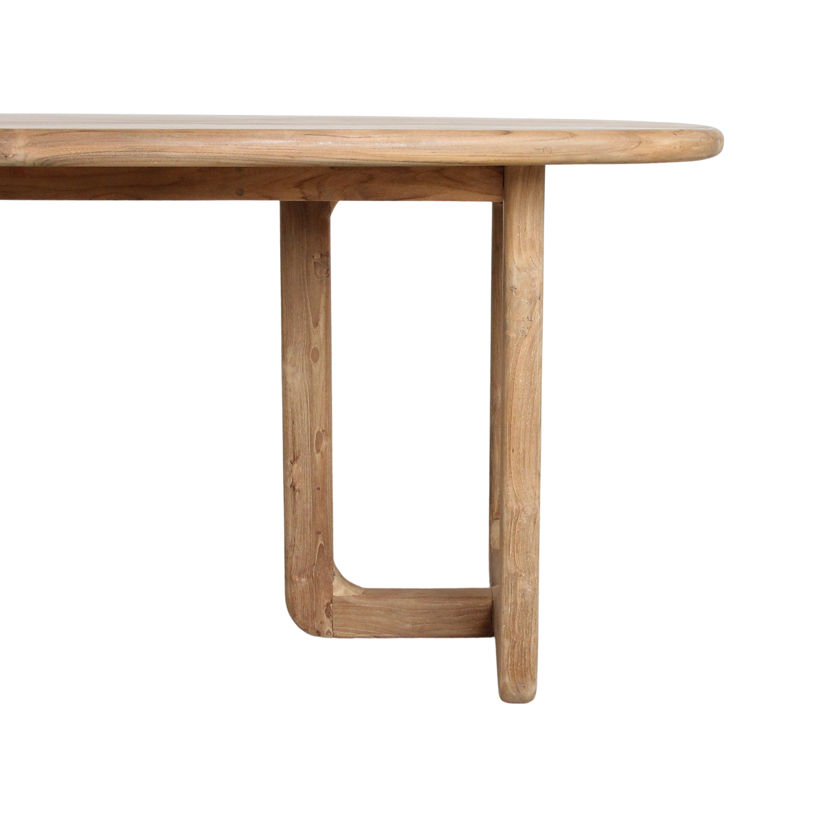 Invierno Eettafel Gerecycled Teakhout 200cm Raw Materials