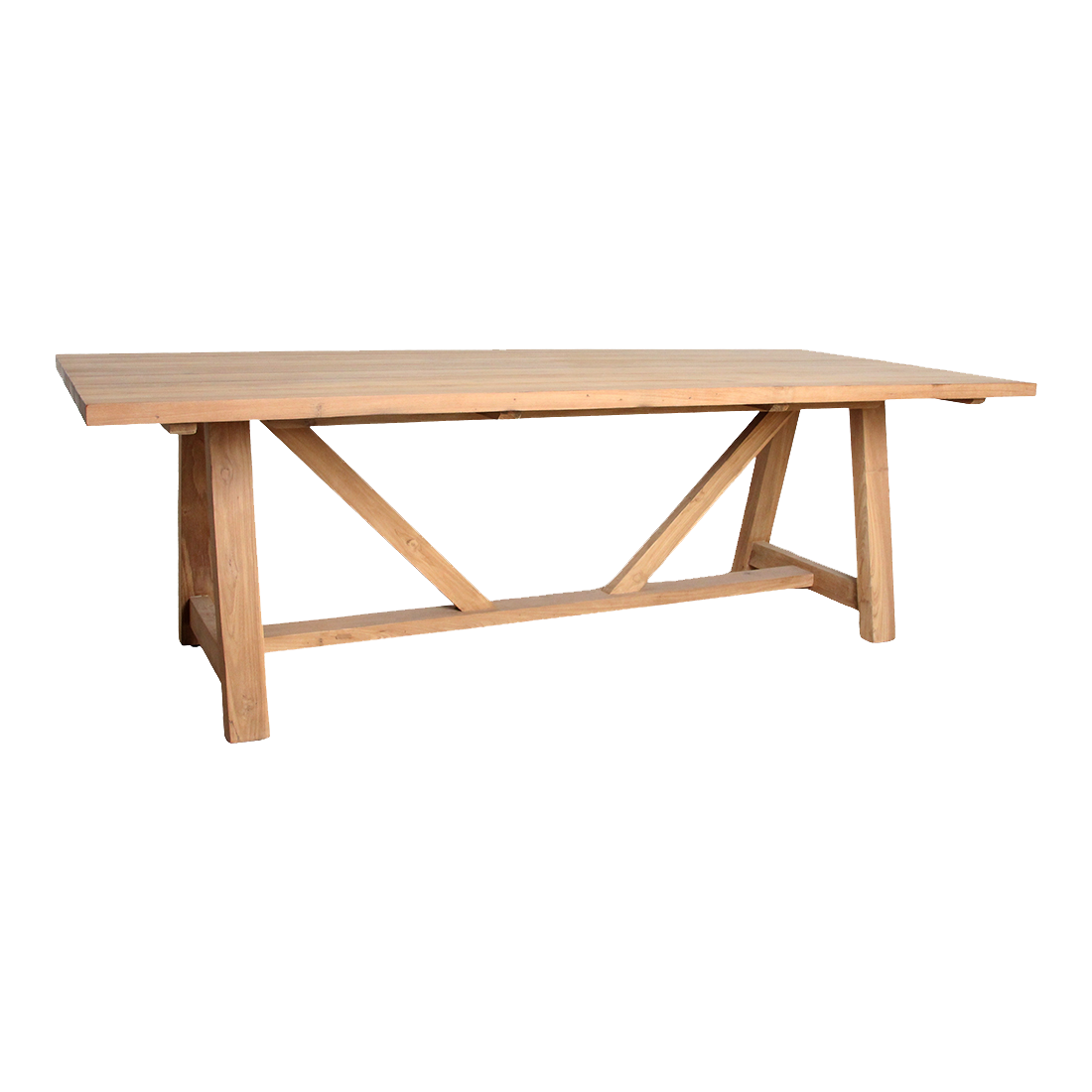 Tuintafel Soleado 240cm FSC Gerecycled Teakhout Raw Materials