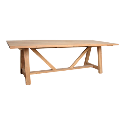 Tuintafel Soleado 240cm FSC Gerecycled Teakhout Raw Materials