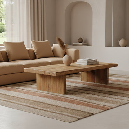 Teakhouten Salontafel Rechthoekig FSC-gerecycled Raw Materails