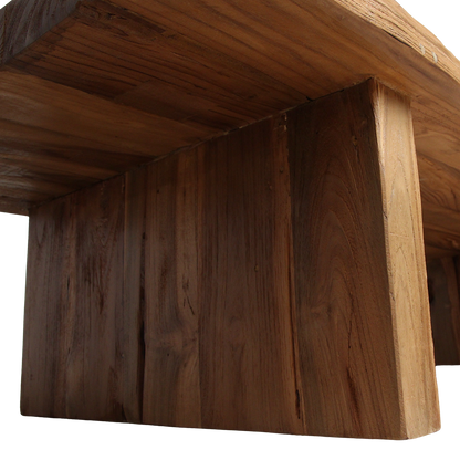 Teakhouten Salontafel Rechthoekig FSC-gerecycled Raw Materails