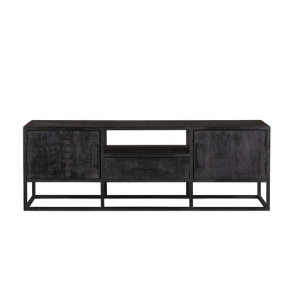 TV-meubel Denver Mangohout Zwart 145cm Starfurn