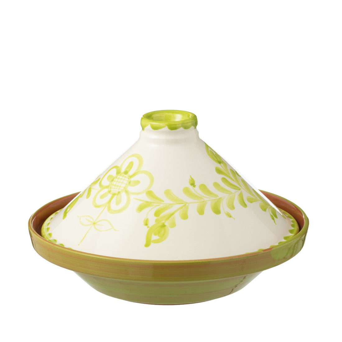 Tagine Granada Motief Groen/Wit Keramiek J-Line