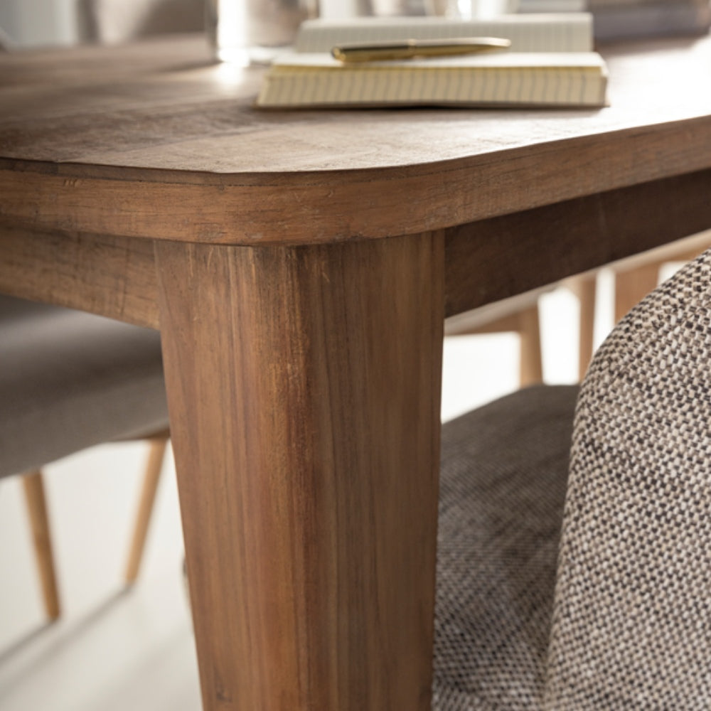 Teakhouten Eettafel Bliss Teakhout 200cm DTP Home