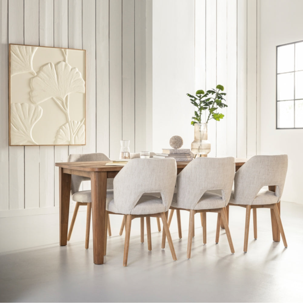 Teakhouten Eettafel Bliss Teakhout 200cm DTP Home