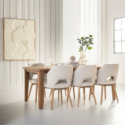 Teakhouten Eettafel Bliss Teakhout 200cm DTP Home