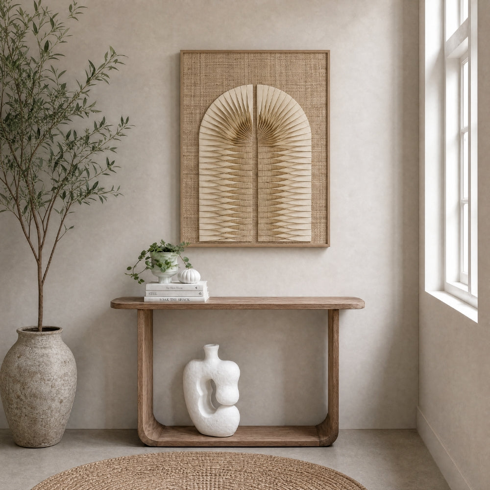 Wandpaneel Bow Eco Art Geweven Palm MUST Living
