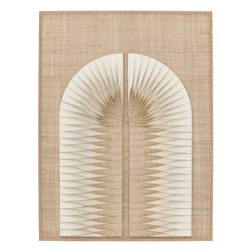 Wandpaneel Bow Eco Art Geweven Palm MUST Living