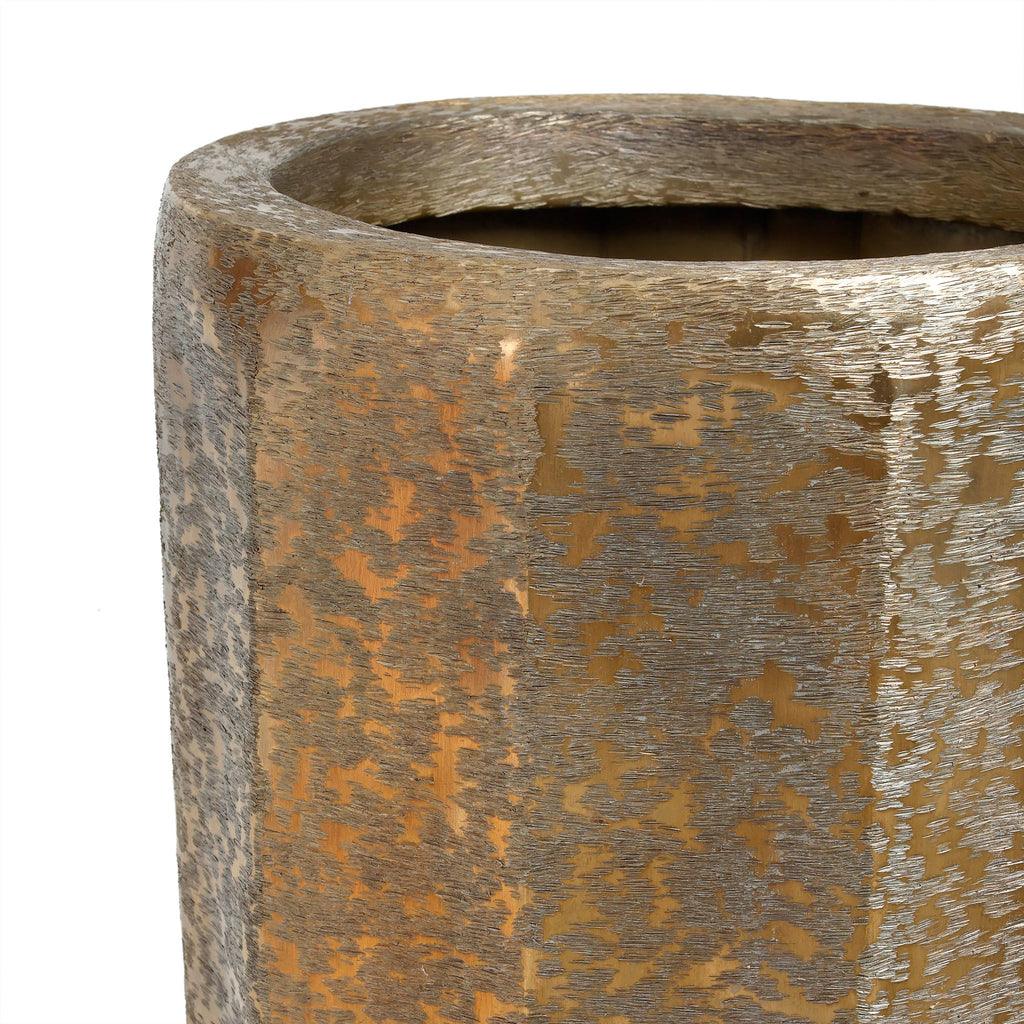 Adiane Brass Brushed Pot - Set van 2 - PTMD - Pot - PTMD - livinglovely.nl