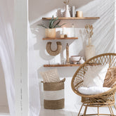 Afrikaanse Figuur Poly Bruin Set van 2 - Beeld - J-Line - livinglovely.nl