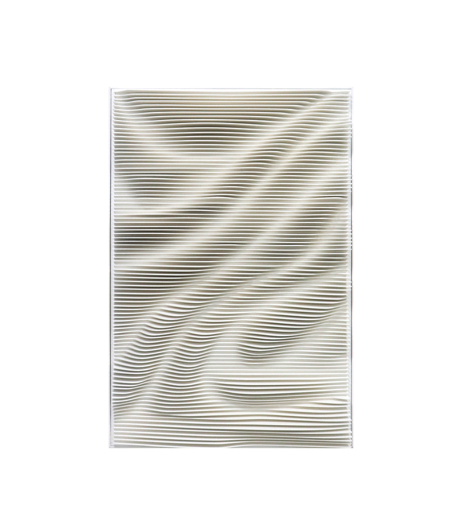 Aleishia White rect mdf wallpanel wavy design PTMD - Wandpaneel - PTMD - livinglovely.nl