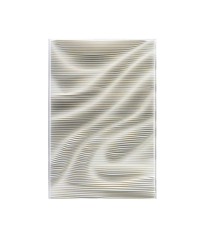 Aleishia White rect mdf wallpanel wavy design PTMD - Wandpaneel - PTMD - livinglovely.nl