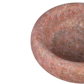 Aly Red Cement Round Bowl Big PTMD - Schaal - PTMD - livinglovely.nl