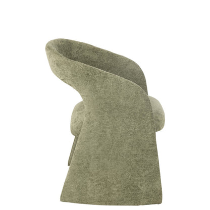 Anise Stoel Textiel Muntgroen - Eetkamerstoel - J-Line - livinglovely.nl