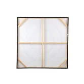 Arianna Ring - 120x4x120 cm - Canvas - Bruin PTMD - Schilderij - PTMD - livinglovely.nl