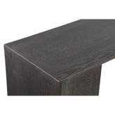 Arivo Black MDF asymmetrical Sidetable rectangle PTMD - Sidetable - PTMD - livinglovely.nl
