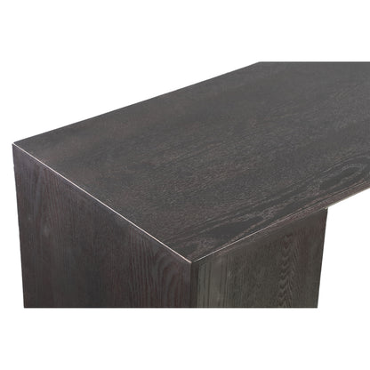 Arivo Black MDF asymmetrical Sidetable rectangle PTMD - Sidetable - PTMD - livinglovely.nl