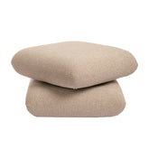Aro Draaipoef Opulence Taupe van PTMD, ronde poef met royale zitting en pocketvering