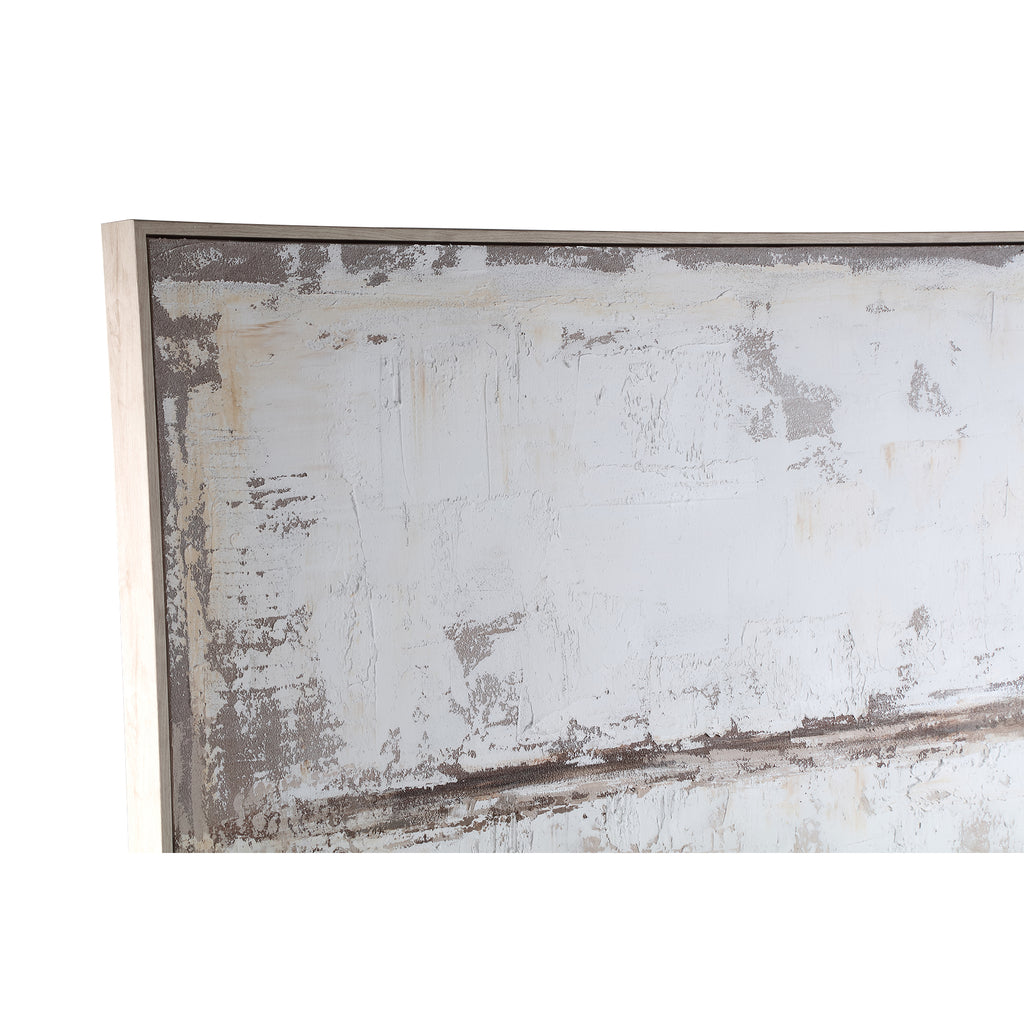 Asante Natural canvas paint wallpanel square frame PTMD - Schilderij - PTMD - livinglovely.nl