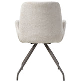 Athena Cream dining chair legacy 15 dove clay legs PTMD - Eetkamerstoel - PTMD - livinglovely.nl