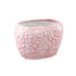Avis PInk Ceramic Pot Oval Shaped Scales High 28x18x20.5cm PTMD - Pot - PTMD - livinglovely.nl