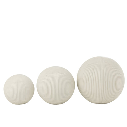 Bal Deco Klei Wit Large 39,5cmx37,5cmx39,5cm