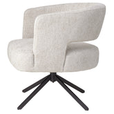Baldr Cream dining chair legacy 15 dove black leg PTMD - Eetkamerstoel - PTMD - livinglovely.nl
