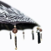 Bali Parasol - Half Zilver Zwart - 250cm - Parasol - Todo Bien - livinglovely.nl