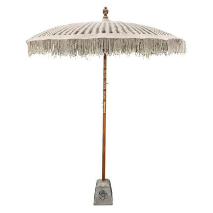 Bali Parasol - Macrame - Créme - 180cm - Parasol - Todo Bien - livinglovely.nl