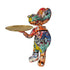 Ballon hondje met gouden dienblad - Beeld - Evergreen Home Decoration - livinglovely.nl