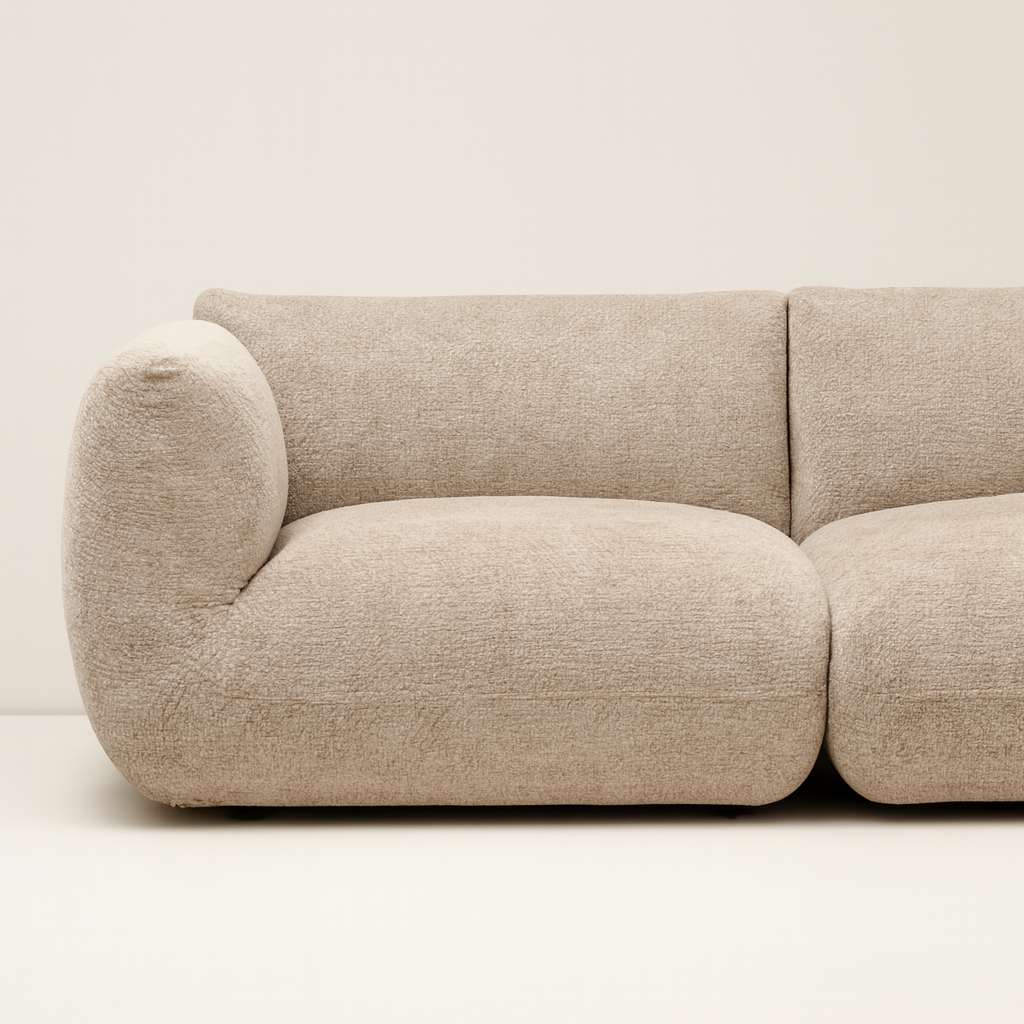 Bank Amsterdam 4 Zits Latte - Pole To Pole - Bankstel - Pole To Pole - livinglovely.nl