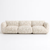 Bank Amsterdam 4 Zits Wit Glyphs - Pole To Pole - Bankstel - Pole To Pole - livinglovely.nl