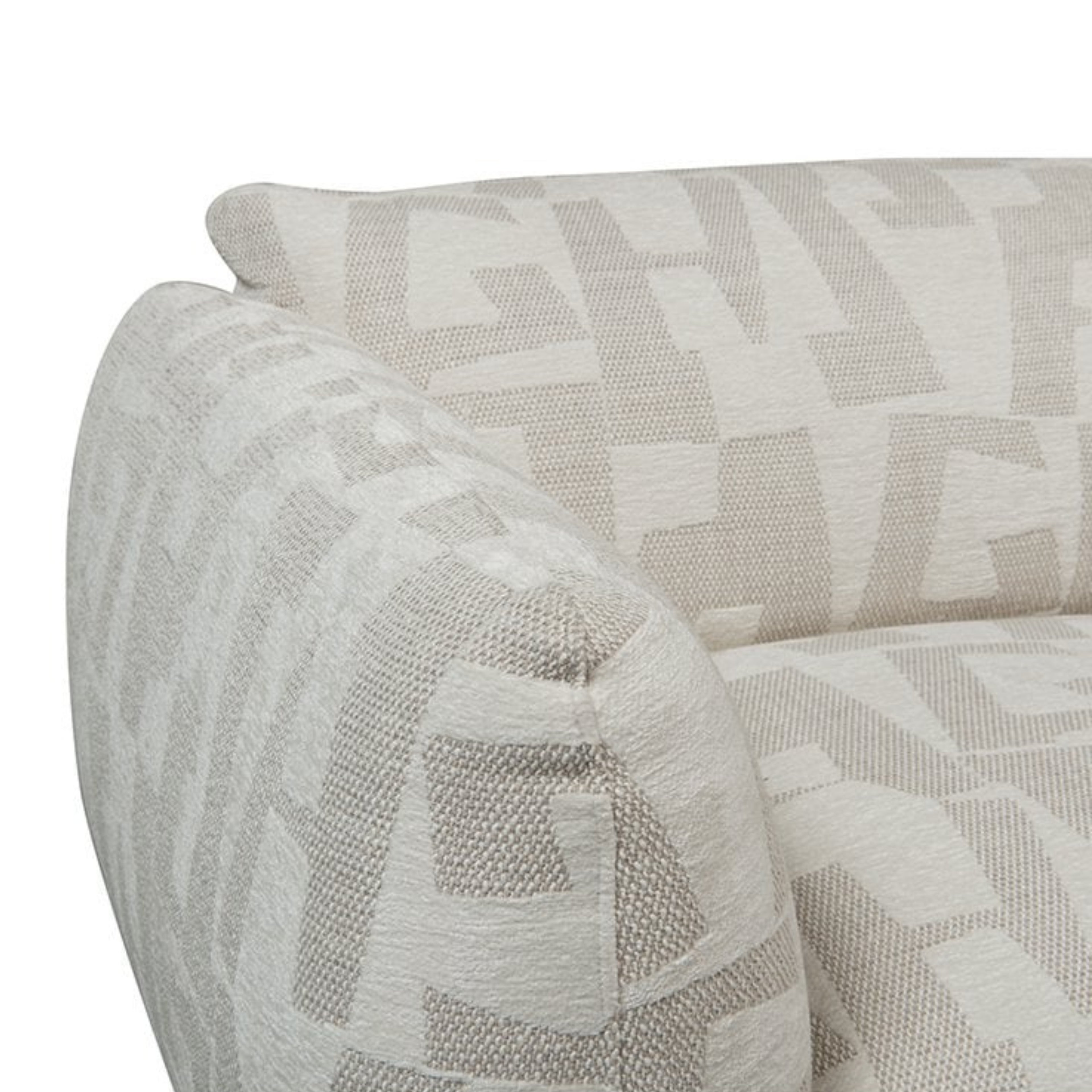 Bank Amsterdam 4 Zits Wit Glyphs - Pole To Pole - Bankstel - Pole To Pole - livinglovely.nl