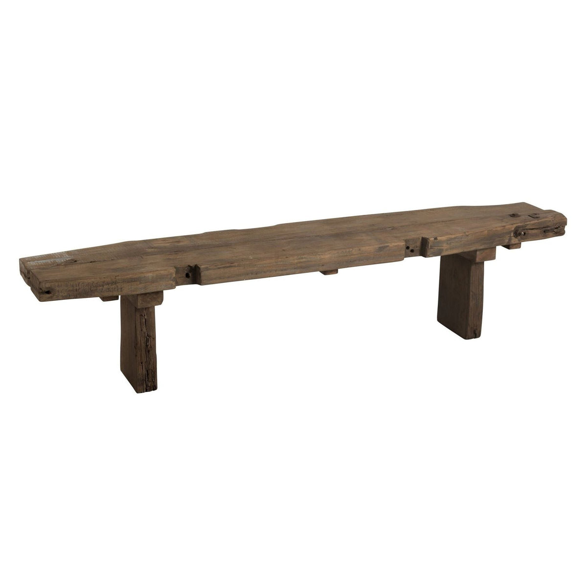 Bank Rough Gerecycled Hout Bruin J-Line