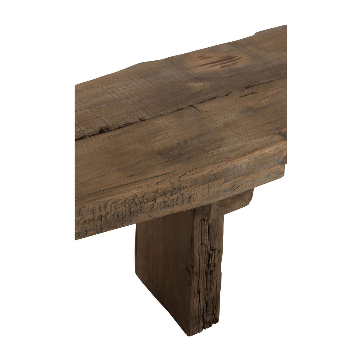 Bank Rough Gerecycled Hout Bruin J-Line