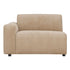 Bankelement Jacky met arm links in zandkleurige stof van MUST Living
