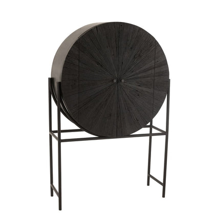 Barkast Shanil Gerecycled Hout Zwart J-Line