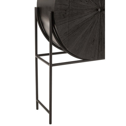Barkast Shanil Gerecycled Hout Zwart J-Line