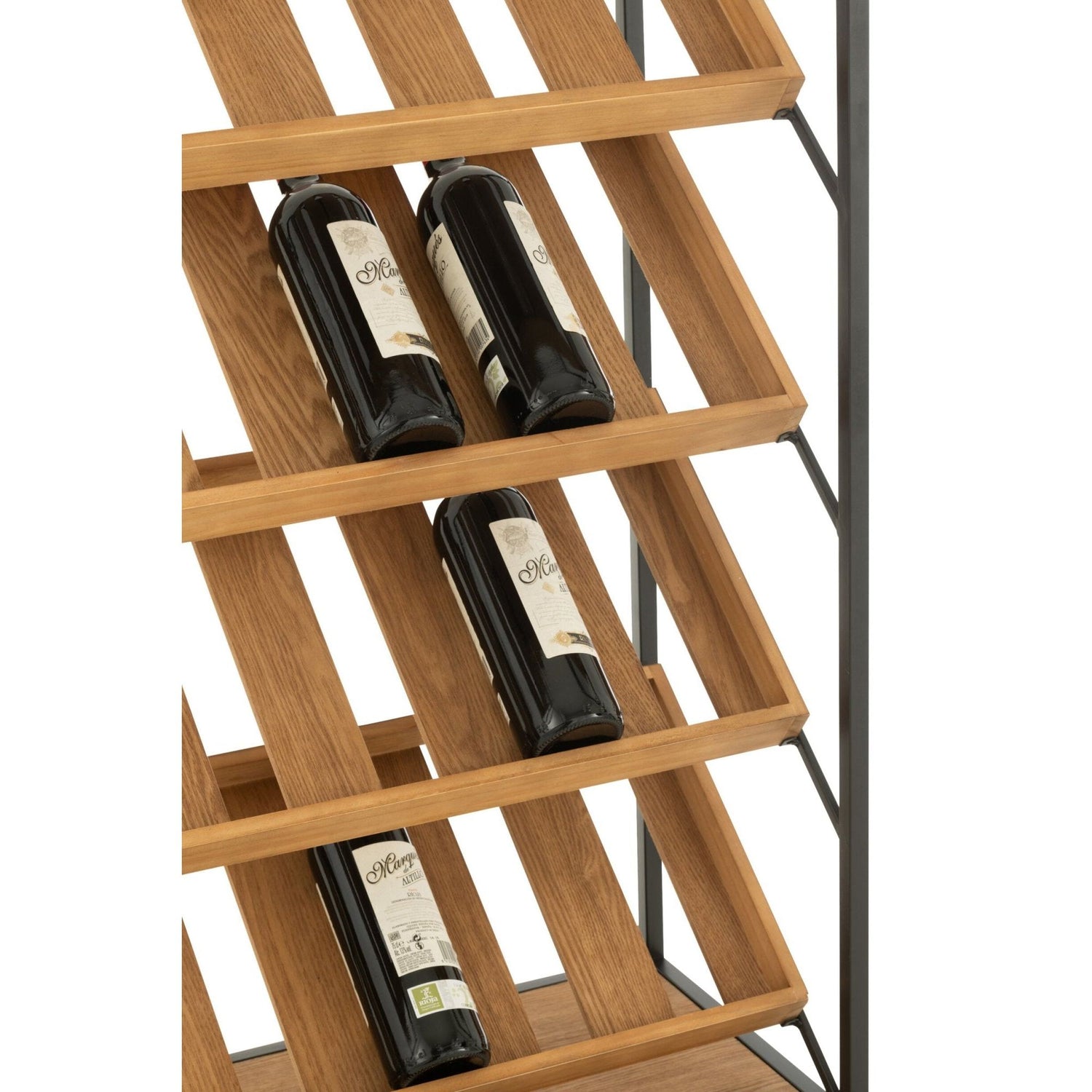 Barkast Wine Fineer Naturel/Zwart Large J-Line