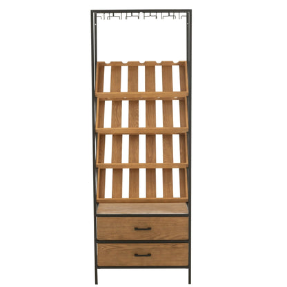 Barkast Wine Fineer Naturel/Zwart Large J-Line
