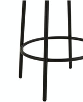 Barkruk Boucle Multiplex/Polyester Wit/Zwart - Barkruk - J-Line - livinglovely.nl