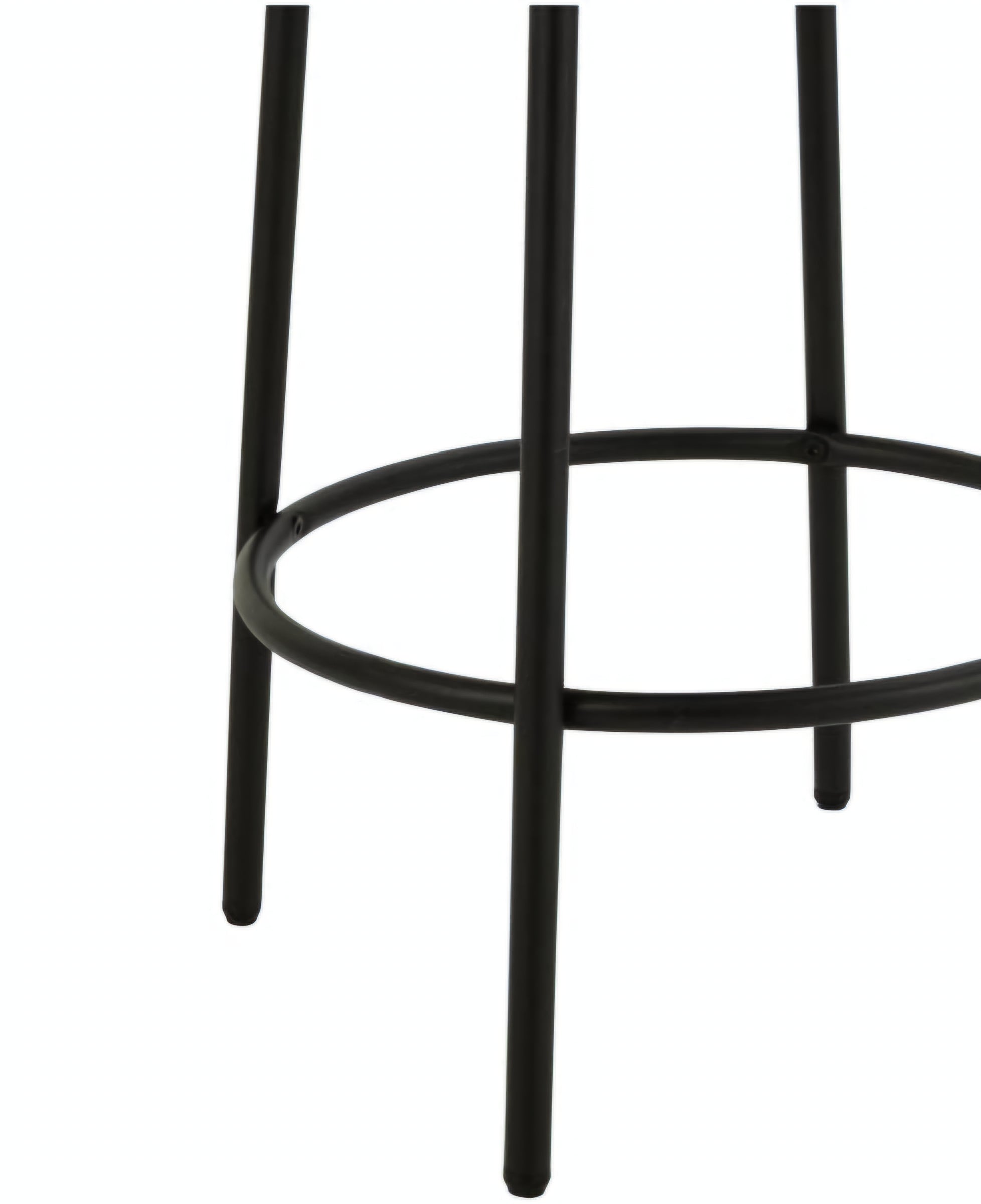 Barkruk Boucle Multiplex/Polyester Wit/Zwart - Barkruk - J-Line - livinglovely.nl