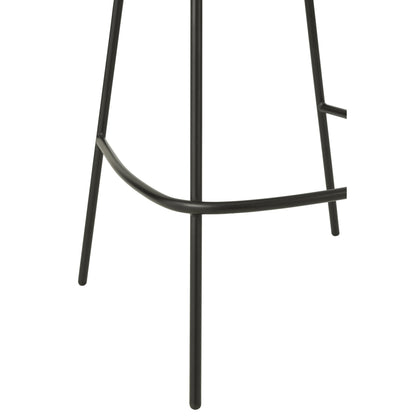 Barkruk Ijzer Grijs/Zwart - J-Line