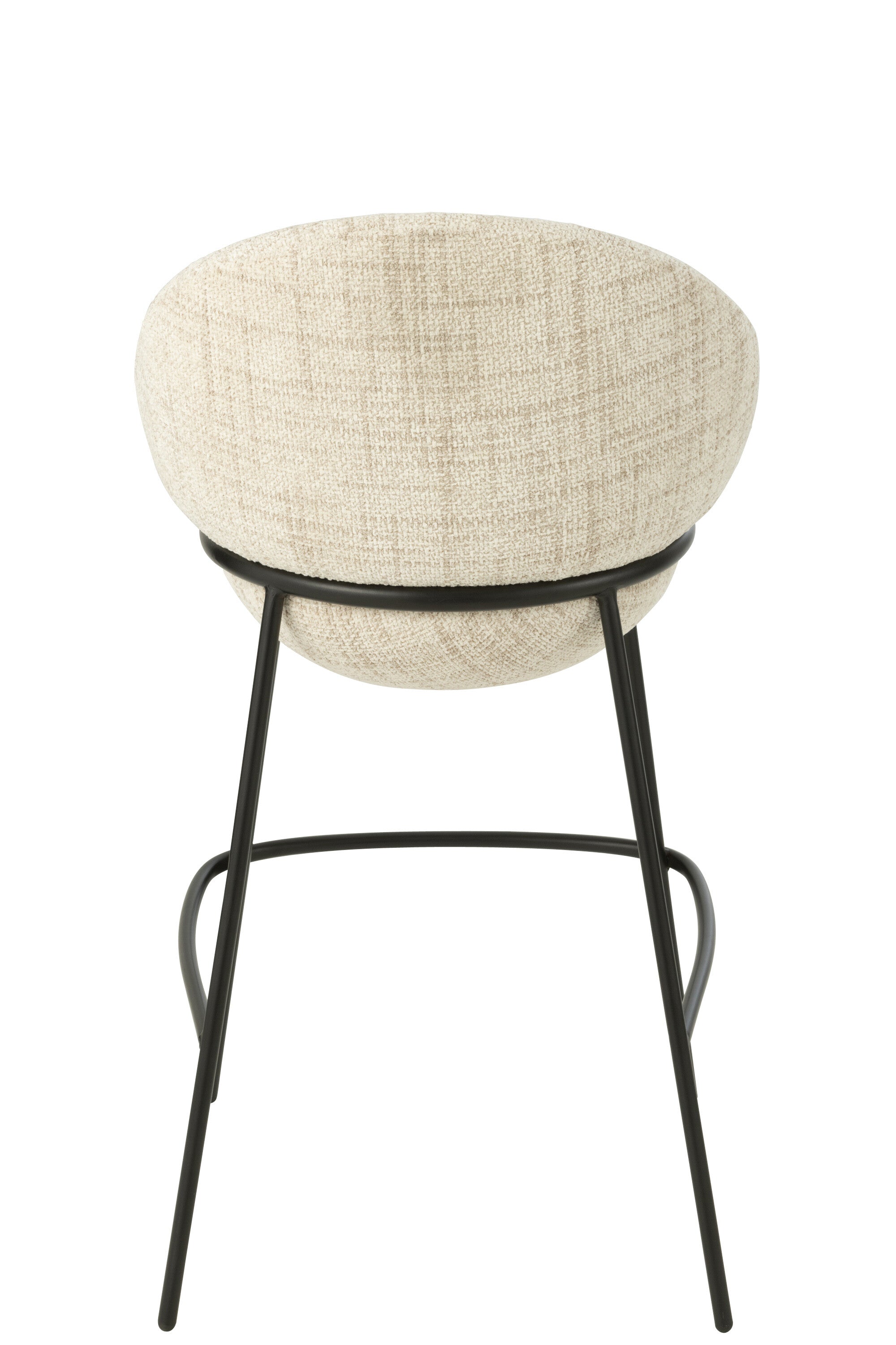 Barkruk Napoli Beige - J-Line - Barkruk - J-Line - livinglovely.nl