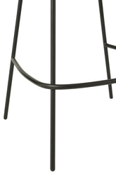 Barkruk Napoli Grijs - J-Line - Barkruk - J-Line - livinglovely.nl